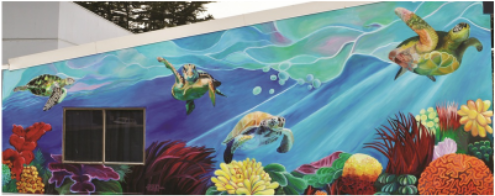 Loggerhead Turtle's Voyage Mural